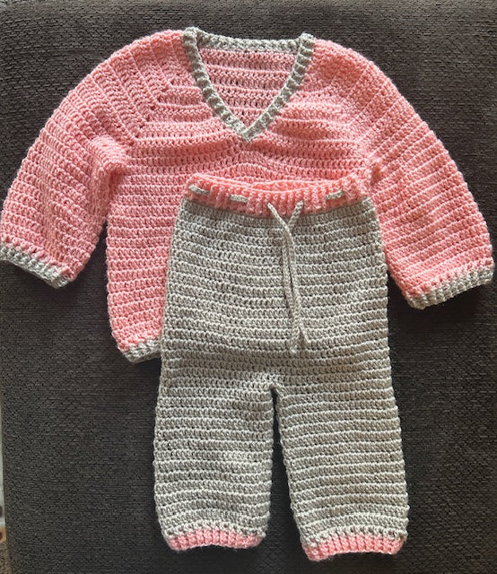 Crocheted Baby Set